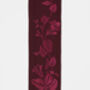 Floral Bohemian Embroidered Burgundy Scarf, thumbnail 3 of 4