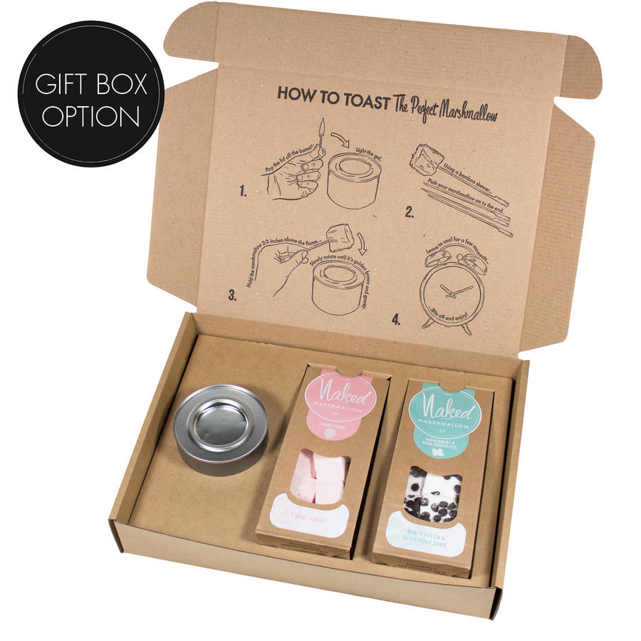 marshmallow toasting kit by the naked marshmallow co