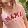 Personalised Mama Est New Mum T Shirt, thumbnail 7 of 7