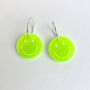 Smiley Face Hoops Fluo Colours, thumbnail 2 of 3