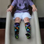 Squelch Transparent Wellies And Three Sock Set Tiger, thumbnail 1 of 7