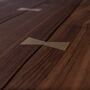 Menai Walnut Live Edge Dining Table With Spider Legs, thumbnail 3 of 5