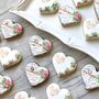 Wedding Favour Love Heart Biscuits, thumbnail 1 of 3