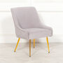 Grey Velvet Chair, thumbnail 1 of 4