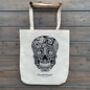 Skull Tote Bag. Day Of The Dead Shoulder Bag, thumbnail 5 of 11