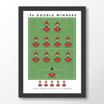 Manchester United '96 Double Winners Poster, 7 of 7