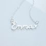 Personalised Name Heart Necklace, thumbnail 4 of 6