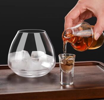 Glacis – Glass Drinkware Set Of Eight Pieces, 3 of 9