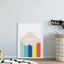 Personalised Scandinavian Rainbow And Cloud, thumbnail 1 of 4