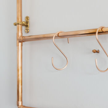 Copper S Hooks – Set Of Four, 2 of 7