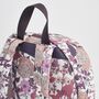Deco Blooms Large Blackberry Backpack, thumbnail 8 of 9
