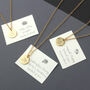 Etched Birth Flower Necklaces, thumbnail 3 of 12