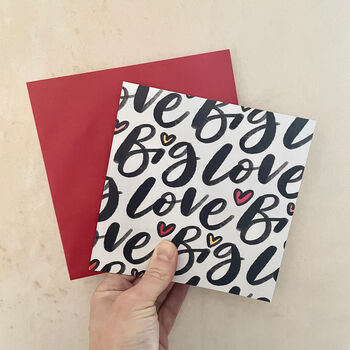 Big Love Valentines Card, 4 of 4