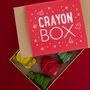 Set Of Six Gift Boxed Father Christmas Crayons, thumbnail 3 of 3