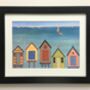 'Beach Huts' Framed Limited Edition Seaside Print, thumbnail 5 of 5