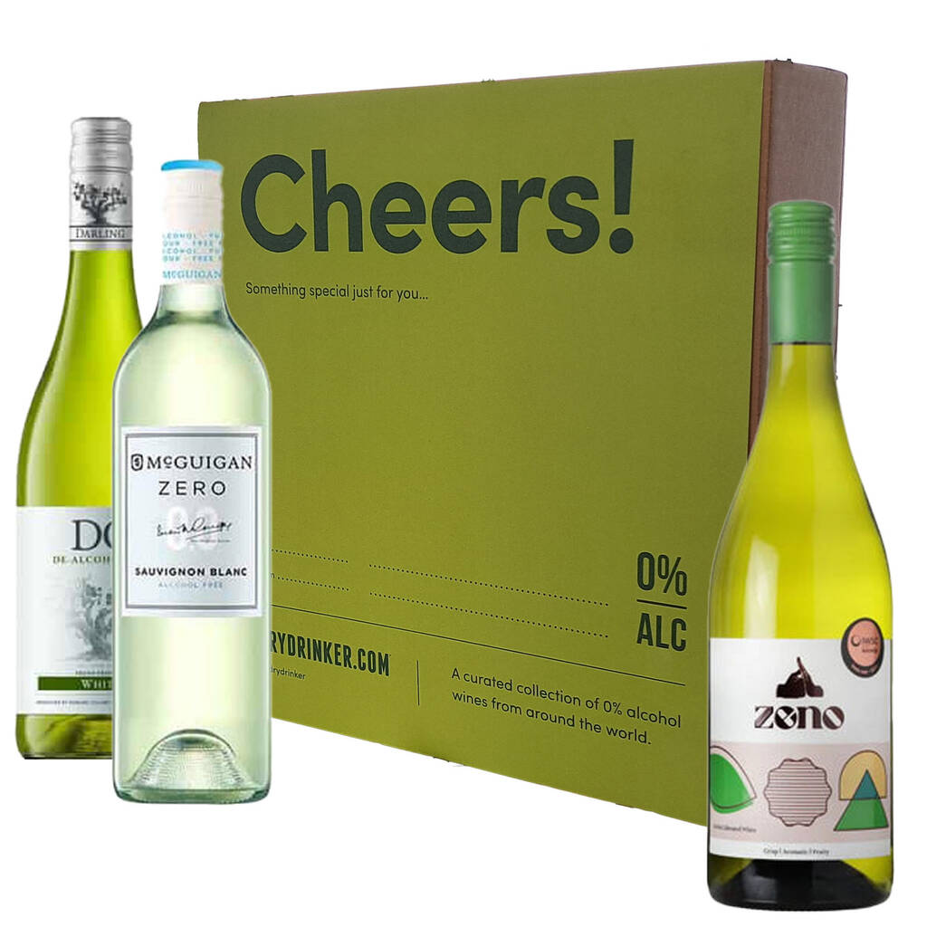 Alcohol Free 0 Abv White Wine Gift Box By Drydrinker