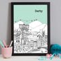 Personalised Derby Print, thumbnail 2 of 8