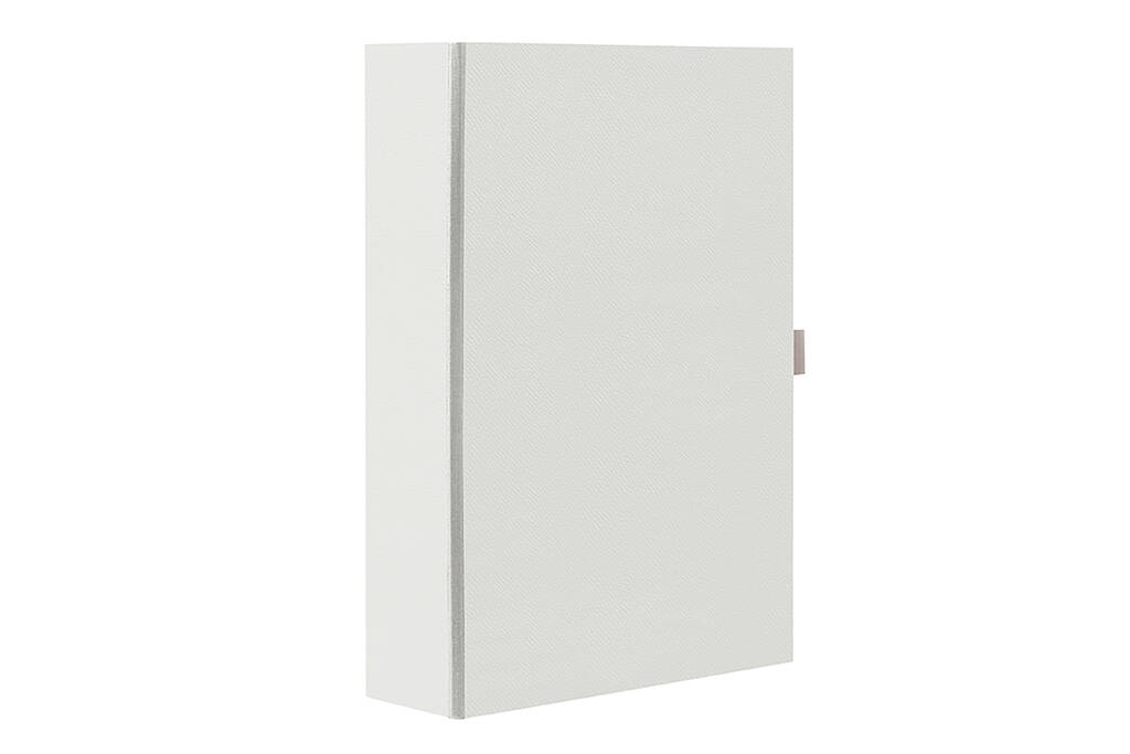 Personalised Classic Box File In White By Harris & Jones Ltd