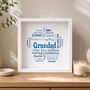 Personalised 70th Birthday Word Art Print, thumbnail 4 of 8
