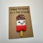 Personalised Fab Lolly Crochet Birthday Card Handmade, thumbnail 2 of 10