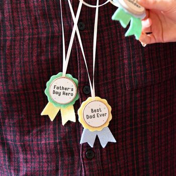 Best Dad Father's Day Award Medals Craft Kit, 3 of 8