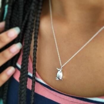 Personalised Penguin Necklace, 4 of 9