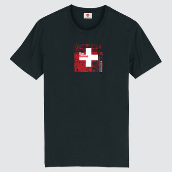 Bar Suisse 10 Black Organic T Shirt, 4 of 7