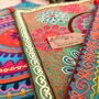 Vibrant Embroidered Bohemian Hippie Cushion Covers, thumbnail 5 of 11