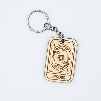 Zodiac Sign Keyring Horoscope Gift For Her, 12 of 12