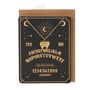 Talking Board Planchette Necklace Greeting Card, thumbnail 2 of 4