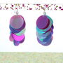 Party Sequin Earrings Pinks, thumbnail 1 of 2