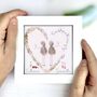Personalised Best Friend Glitter Pebble Picture, thumbnail 1 of 3