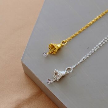 'Will You Be My Bridesmaid' Wedding Bell Necklace, 3 of 6