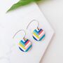 Key West Wooden Dangle Earrings, thumbnail 1 of 8