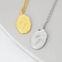 Water Lily Flower Pendant Necklace In Sterling Silver, thumbnail 4 of 9