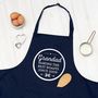 Personalised Dad The Best Cooking Apron, thumbnail 2 of 6