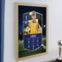 Personalised Photo Upload Framed Football Print, thumbnail 1 of 4
