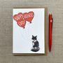 Tuxedo Cat Father's Day Card, thumbnail 1 of 2