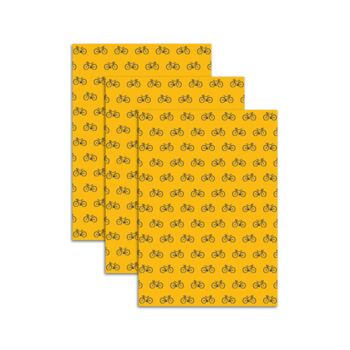 Winner's Yellow Cycling Themed Wrapping Paper, 3 of 7