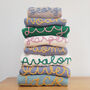 Personalised Name Embroidered Child's Knitted Jumper, thumbnail 2 of 10