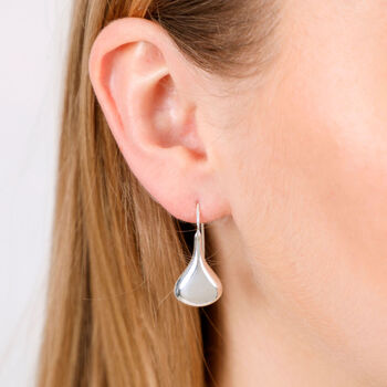 Sterling Silver Teardrop Earrings, 2 of 5