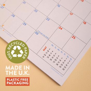 2027 Compact Wall Calendar | Love Of Pasta, 4 of 8