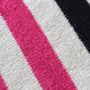 Luxury Oversize Stripe Scarf Knitting Kit, thumbnail 3 of 4
