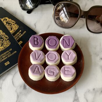 'Bon Voyage' Letterbox Chocolate Coated Oreos, 8 of 12