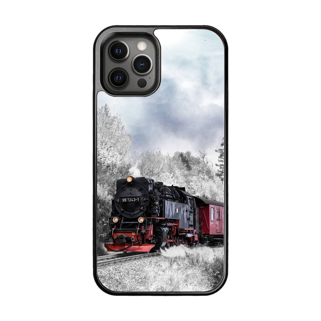 Snowy Train iPhone Case By CASERY