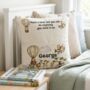 Kids Personalised Safari Aviator Book Pocket Cushion, thumbnail 1 of 3