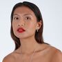 Volcan Stud Drop Earrings, thumbnail 4 of 9