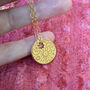 18k Gold Vermeil Or Silver Personalised Doodle Necklace, thumbnail 4 of 6