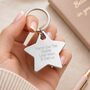 Exam Good Luck Star Keyring, thumbnail 2 of 5