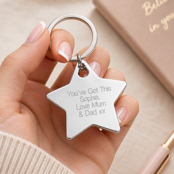 Exam Good Luck Star Keyring, 2 of 5